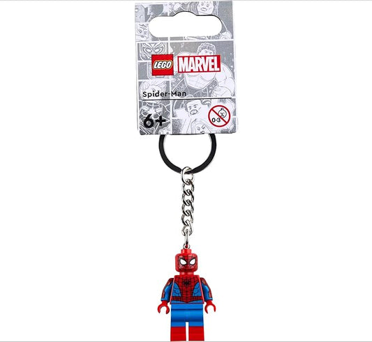 Lego Key Chain Spiderman Superhero Action Figure