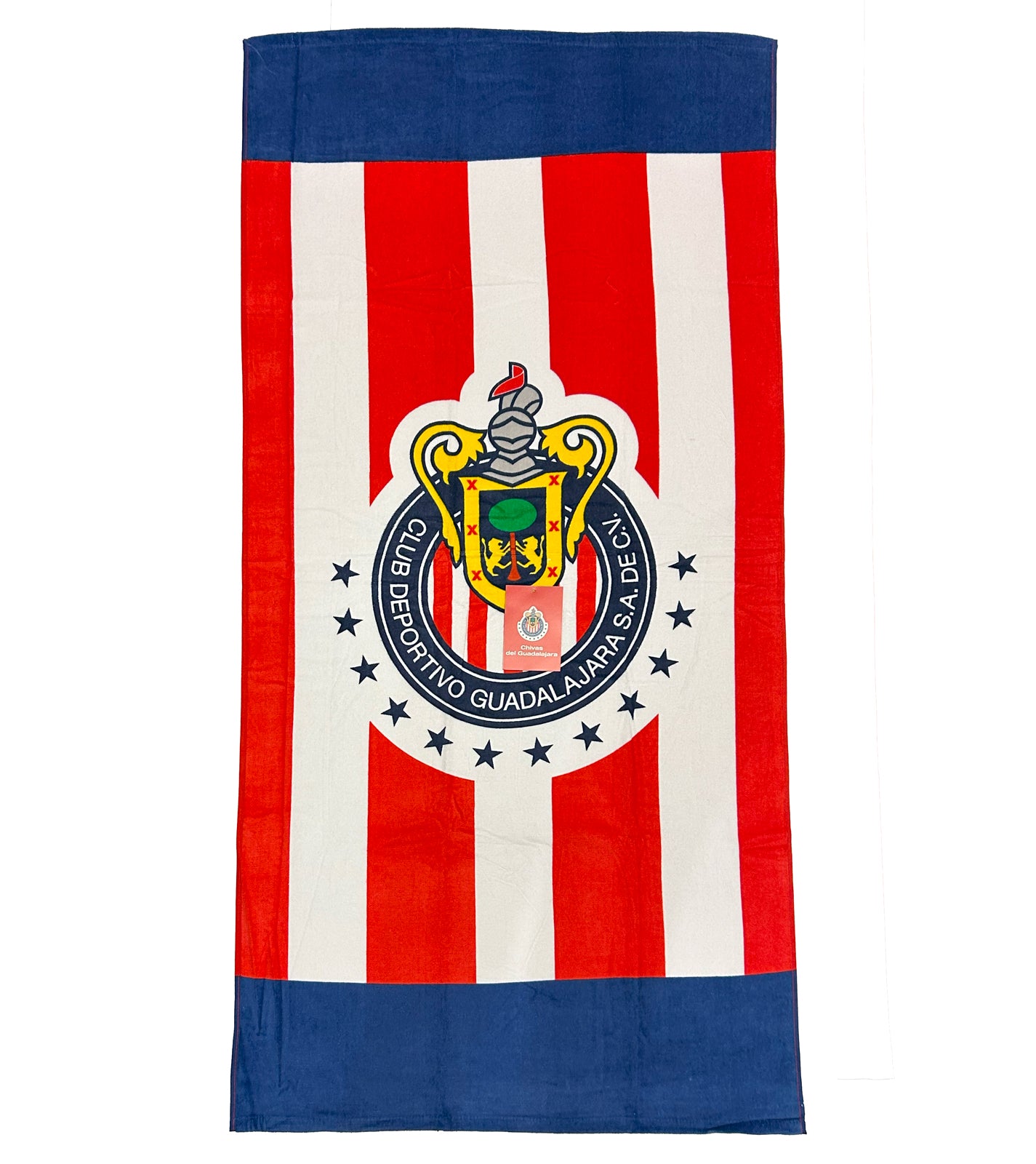 Chivas Soccer Luxury Plush Throw Blanket 50x60 inch and Lightweight 100% Cotton Towel 30x60 in