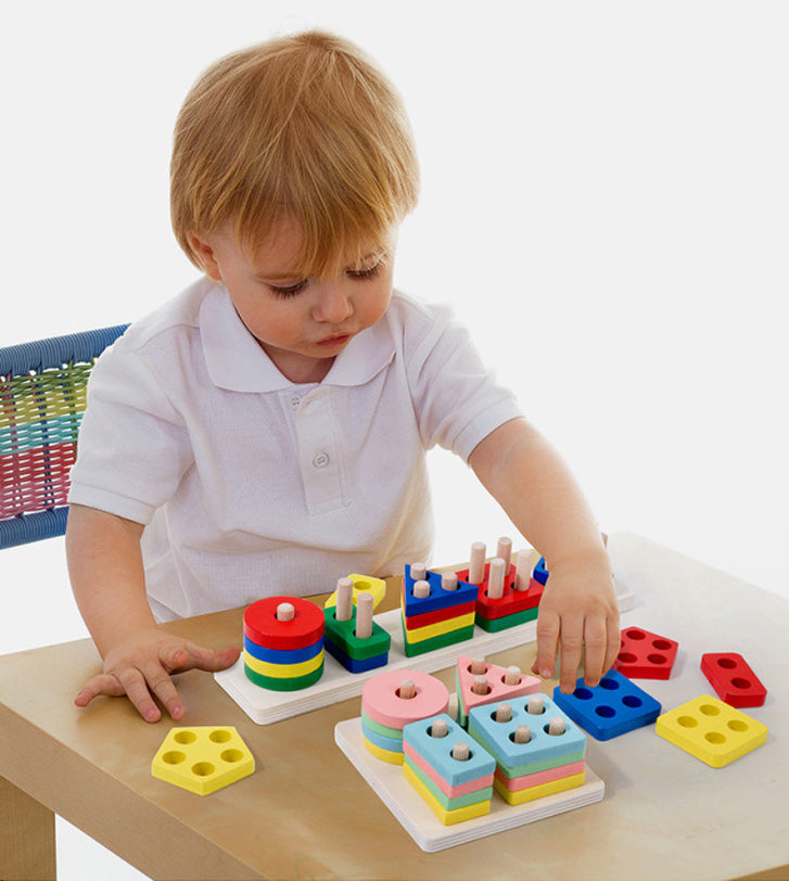 Wooden Montessori Stacking Toy