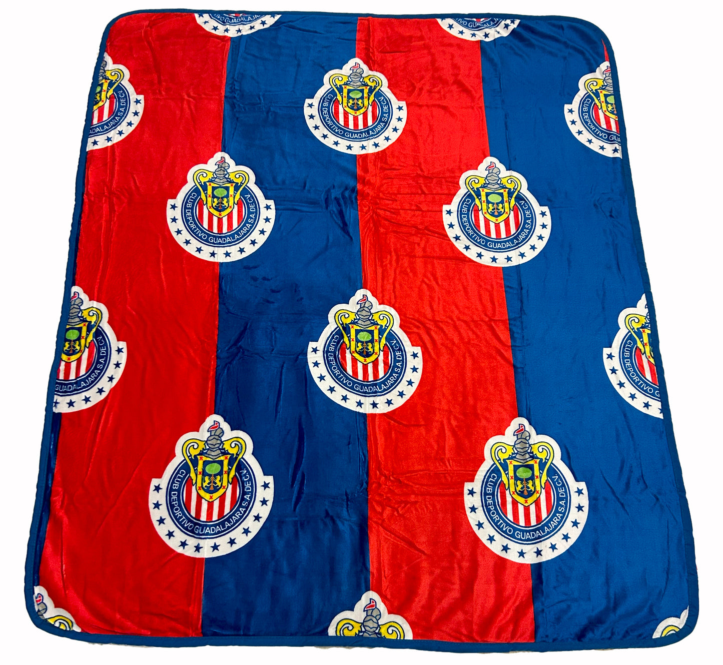 Chivas Soccer Luxury Plush Throw Blanket 50x60 inch and Lightweight 100% Cotton Towel 30x60 in